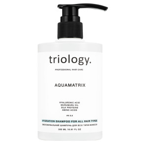 Зволожувальний шампунь для всіх типів волосся Aquamatrix Triology 500 мл